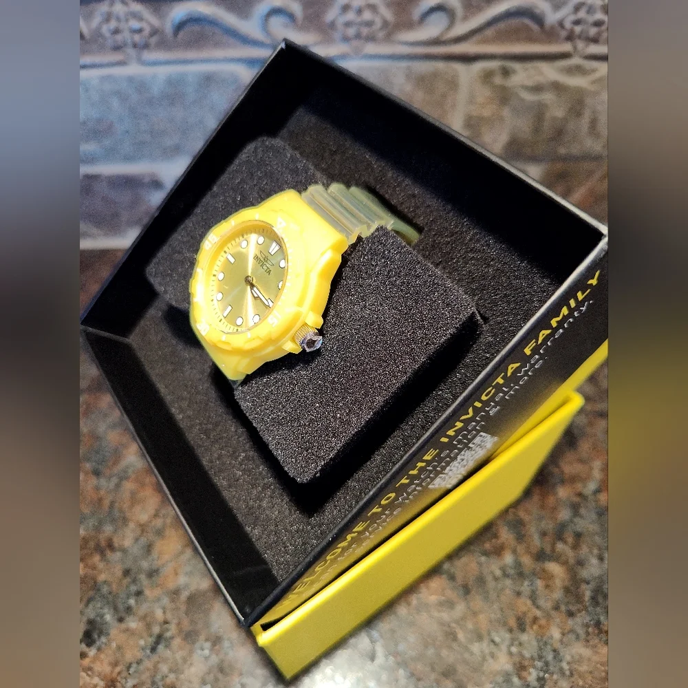 Invicta Celestial Women's Watch-35mm-transparent Yellow